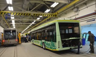 Presentation the electric bus