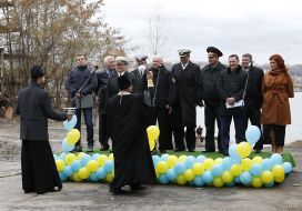 Launching of the boat "Gurza-M"