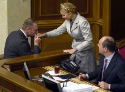 Yulia Tymoshenko and Andrey Paruby