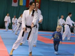 The participants of the seminar on Aikido Yoshinkan