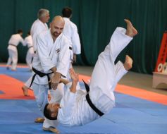 The participants of the seminar on Aikido Yoshinkan