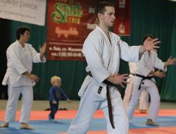 The participants of the seminar on Aikido Yoshinkan
