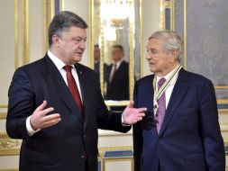 Petro Poroshenko and George Soros