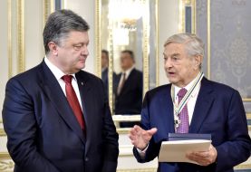 Petro Poroshenko and George Soros