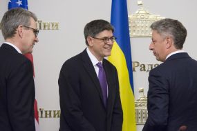 Yuriy Boyko, Geoffrey R. Pyatt, Jack Lew