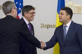 Володимир Гройсман, Джеффрі Пайєтт, Джейкоб Лью