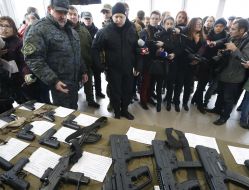 Viktor Pisarenko, Arsen Avakov and Alexander Turchinov