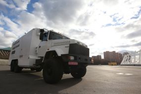 Presentation of mobile armored vehicles of Oschadbank