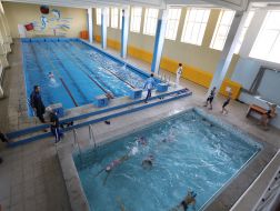 Children in the pool