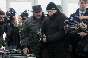 Viktor Pisarenko, Arsen Avakov and Alexander Turchinov