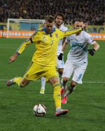 Andriy Yarmolenko and Yasmin Kurtich
