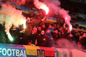 Fans in the stands