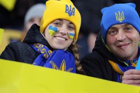 Fans in the stands