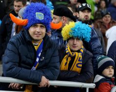 Fans in the stands