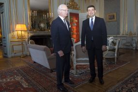 Vladimir Groisman and Carl XVI Gustaf