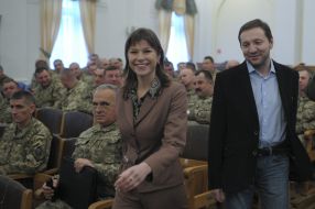 Anna Onishchenko and Yuriy Stets