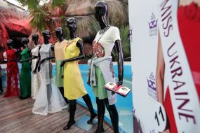 Presentation of clothing for "Miss World 2015" participating