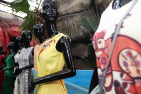 Presentation of clothing for "Miss World 2015" participating