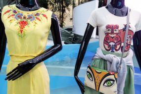 Presentation of clothing for "Miss World 2015" participating