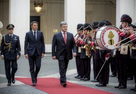 Petro Poroshenko meeting with Matteo Renzi