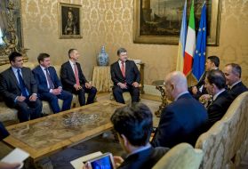 Petro Poroshenko meeting with Matteo Renzi