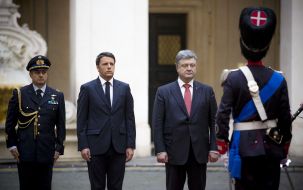 Petro Poroshenko meeting with Matteo Renzi