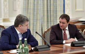 Petro Poroshenko and Andrey Pavelko