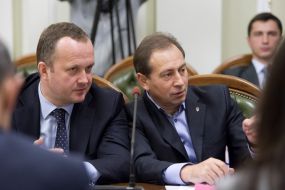 Ostap Semerak and Mykola Tomenko