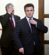 Didier Reynders and Pavel Klimkin