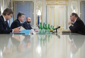 Petro Poroshenko met with David Wright
