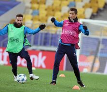 Тренировка игроков ФК "Реал" (Мадрид)