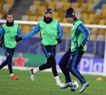 Тренировка игроков ФК "Реал" (Мадрид)