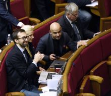 Сергей Лещенко, Светлана Залищук, Мустафа Найем и Николай Лаврик