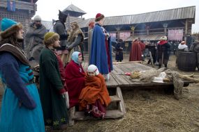 Съемочная площадка фильма "Полина"