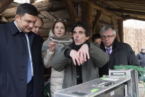 Владимир Гройсман и Олиас Барк