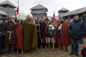 Съемочная площадка фильма "Полина"