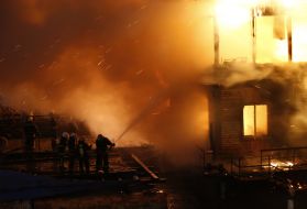 Пожежа в ресторані "Веранда на Дніпрі"