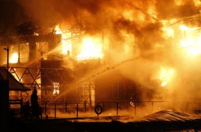 Пожежа в ресторані "Веранда на Дніпрі"