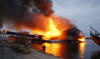 Пожежа в ресторані "Веранда на Дніпрі"
