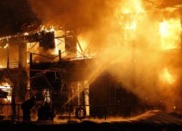 Пожежа в ресторані "Веранда на Дніпрі"