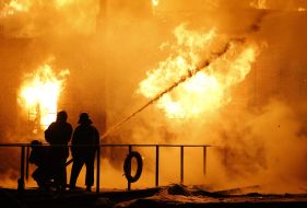 Пожежа в ресторані "Веранда на Дніпрі"