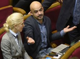 Мустафа Найем и Светлана Залищук