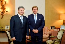 Петро Порошенко та Віллем-Александр Клаус Георг Фердинанд