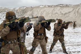 Обучение спецназовцев ВСУ