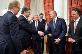 Meeting of President of Ukraine with leaders of Netherlands companies