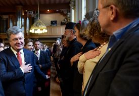 Петро Порошенко в Лейденському університеті