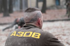 Боец полка "Азов" 