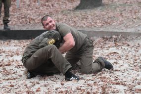 Тренировочная база полка "Азов"