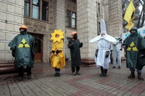 Участники климатического марша