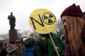 Участники климатического марша